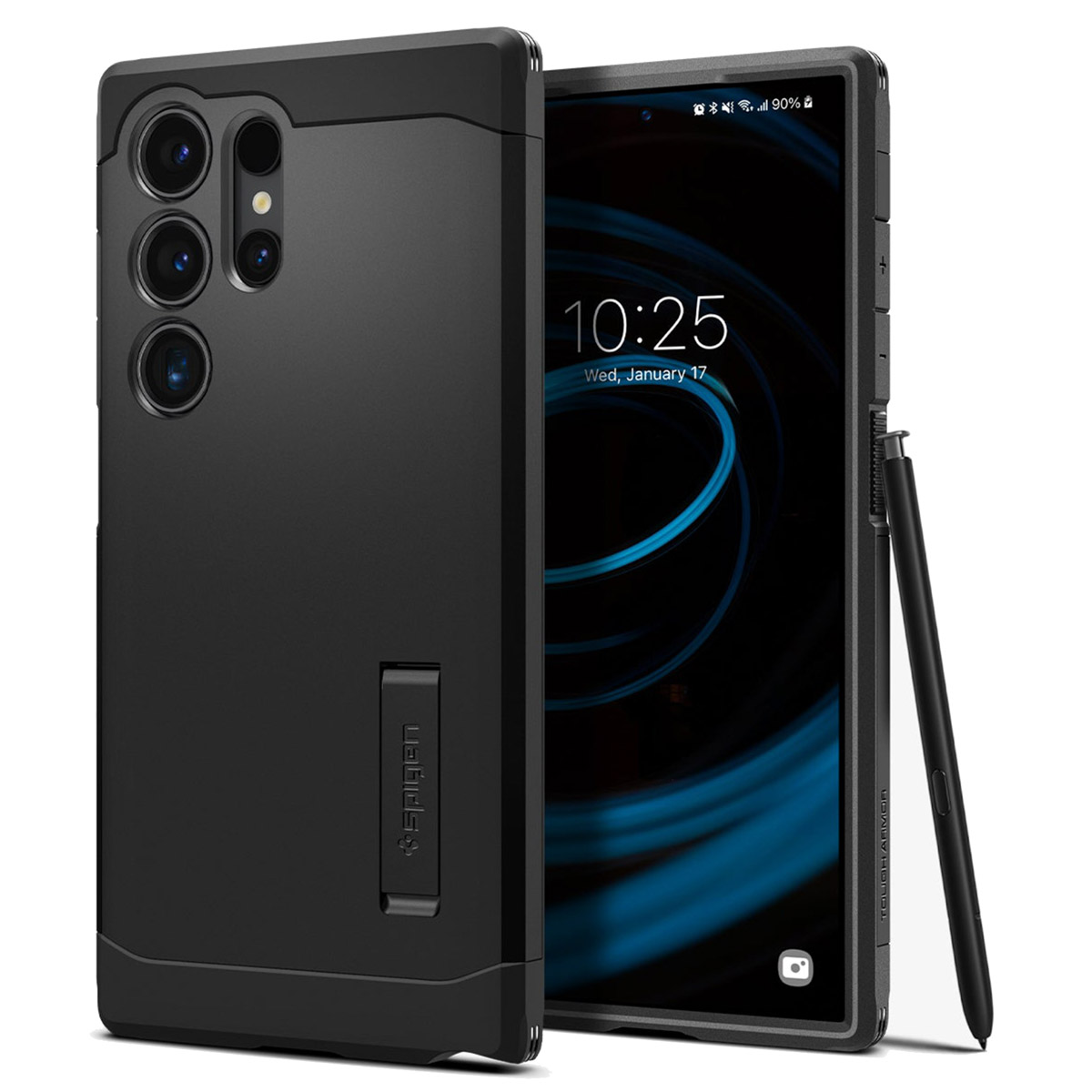 Spigen Coque Tough Armor Samsung Galaxy S24 Ultra - Noir