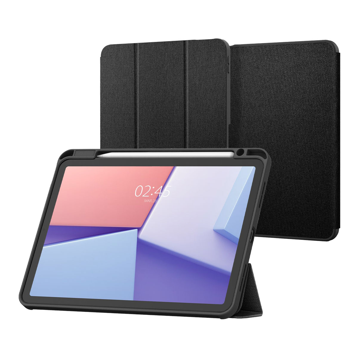 Spigen Urban Fit Bookcase voor de Apple iPad Air 13 inch (2026) M4 / (2025) M3 / (2024) M2 - Black