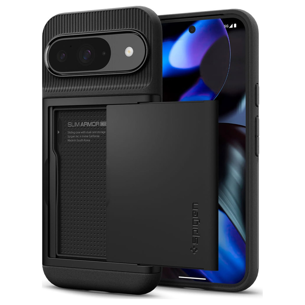 Spigen Coque Slim Armor Google Pixel 9 / 9 Pro - Noir