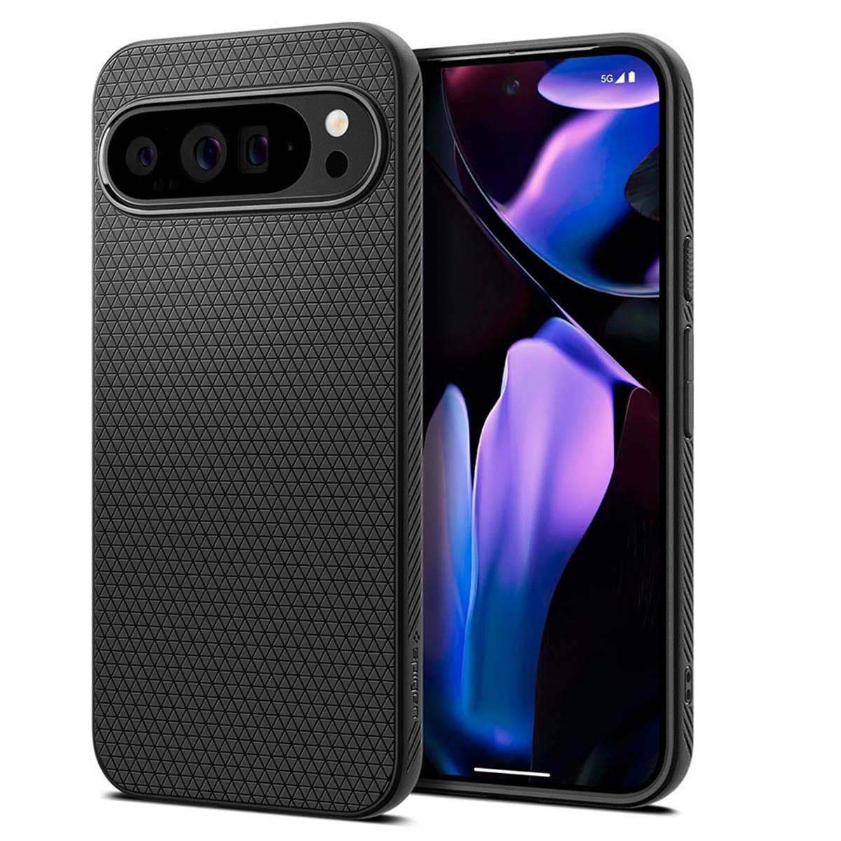 Spigen Liquid Air™ Backcover voor de Google Pixel 9 Pro XL - Zwart