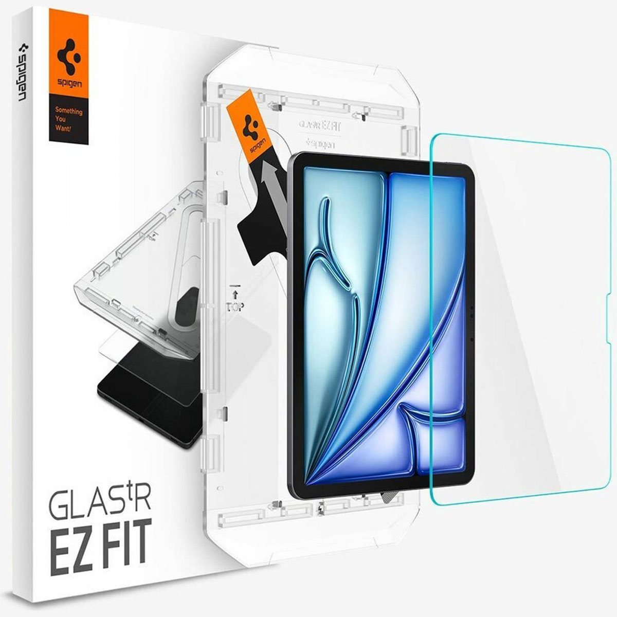 Spigen GLAStR EZ Fit Screenprotector + Applicator voor de Apple iPad Air 11 inch (2026) M4 / (2025) M3 / (2024) M2