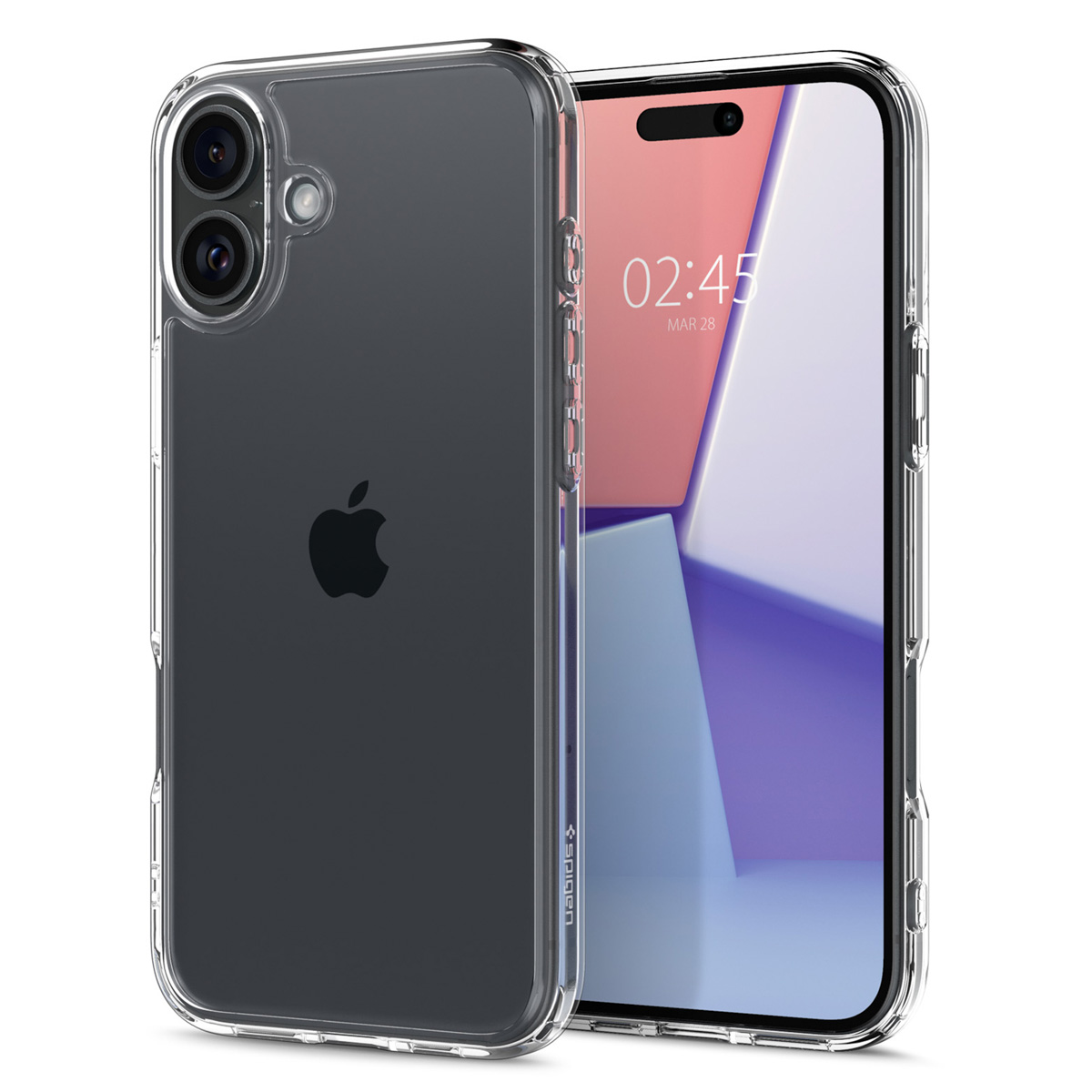 Spigen Ultra Hybrid Backcover voor de Apple iPhone 16 - Crystal Clear