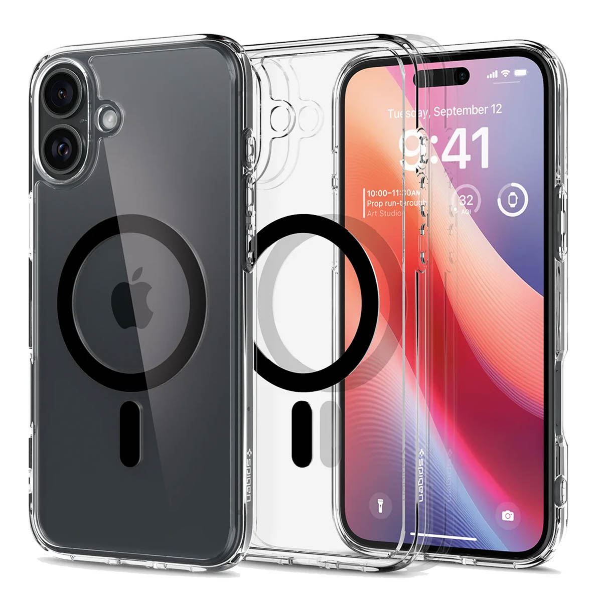 Spigen Coque Ultra Hybrid MagSafe Apple iPhone 16 - Black