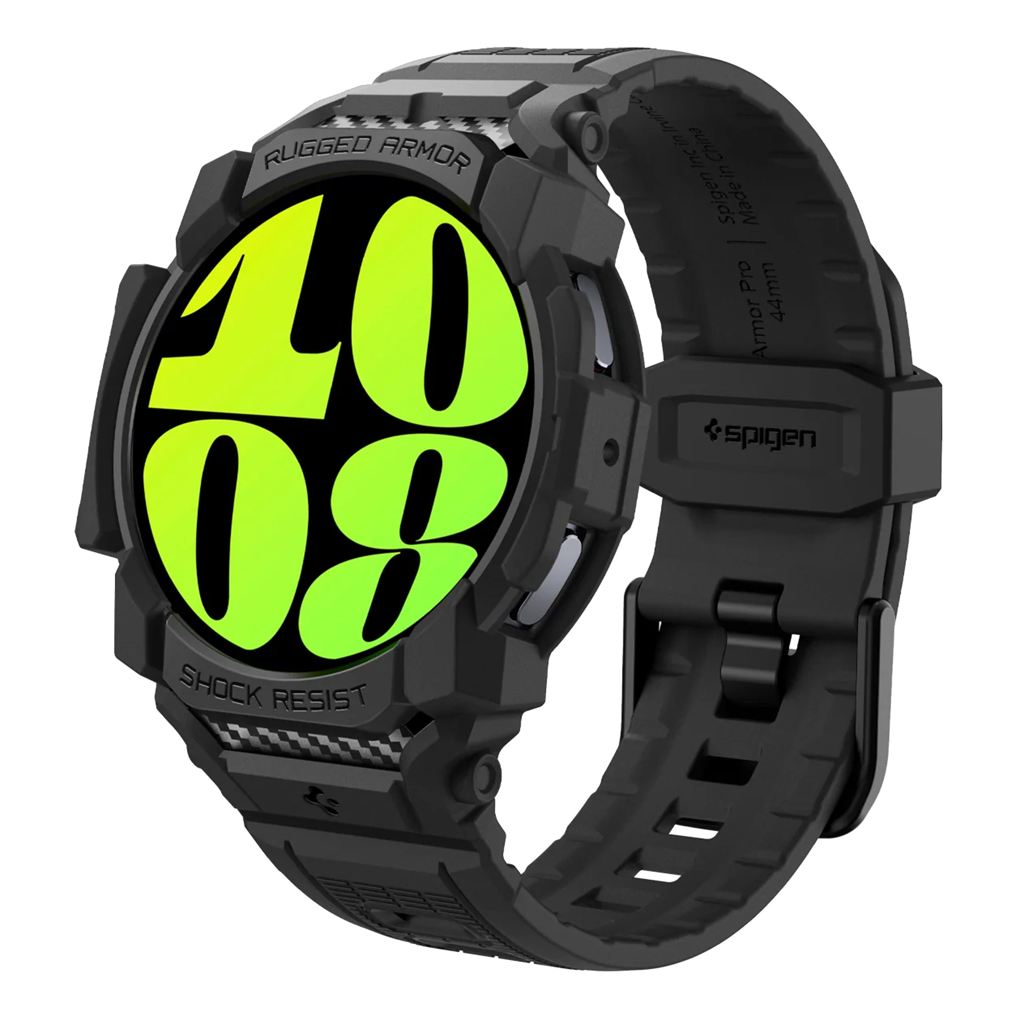 Spigen Coque Rugged Armor™ Pro Samsung Galaxy Watch 7 - 40 mm - Matte Black