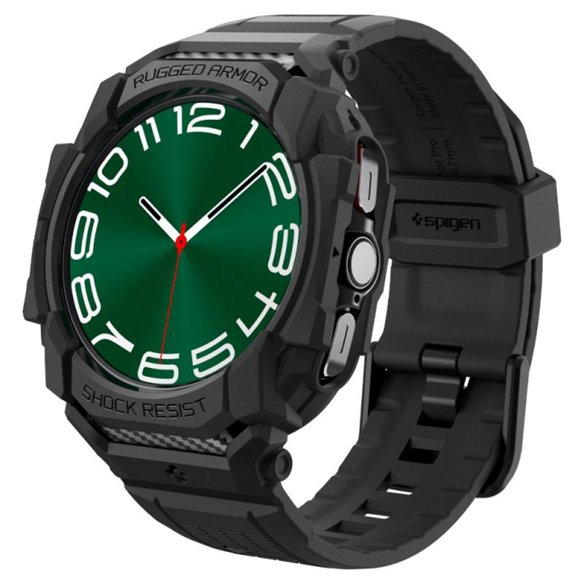 Spigen Coque Rugged Armor™ Pro Samsung Galaxy Watch Ultra (2024/2025) - Matte Black