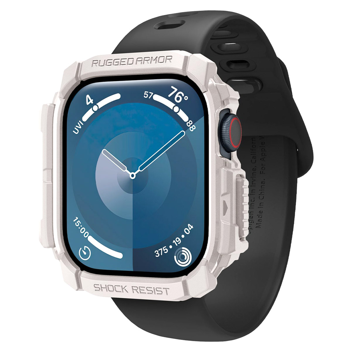 Spigen Coque Rugged Armor™ Apple Watch 10 / 11 - 42 mm - Beige