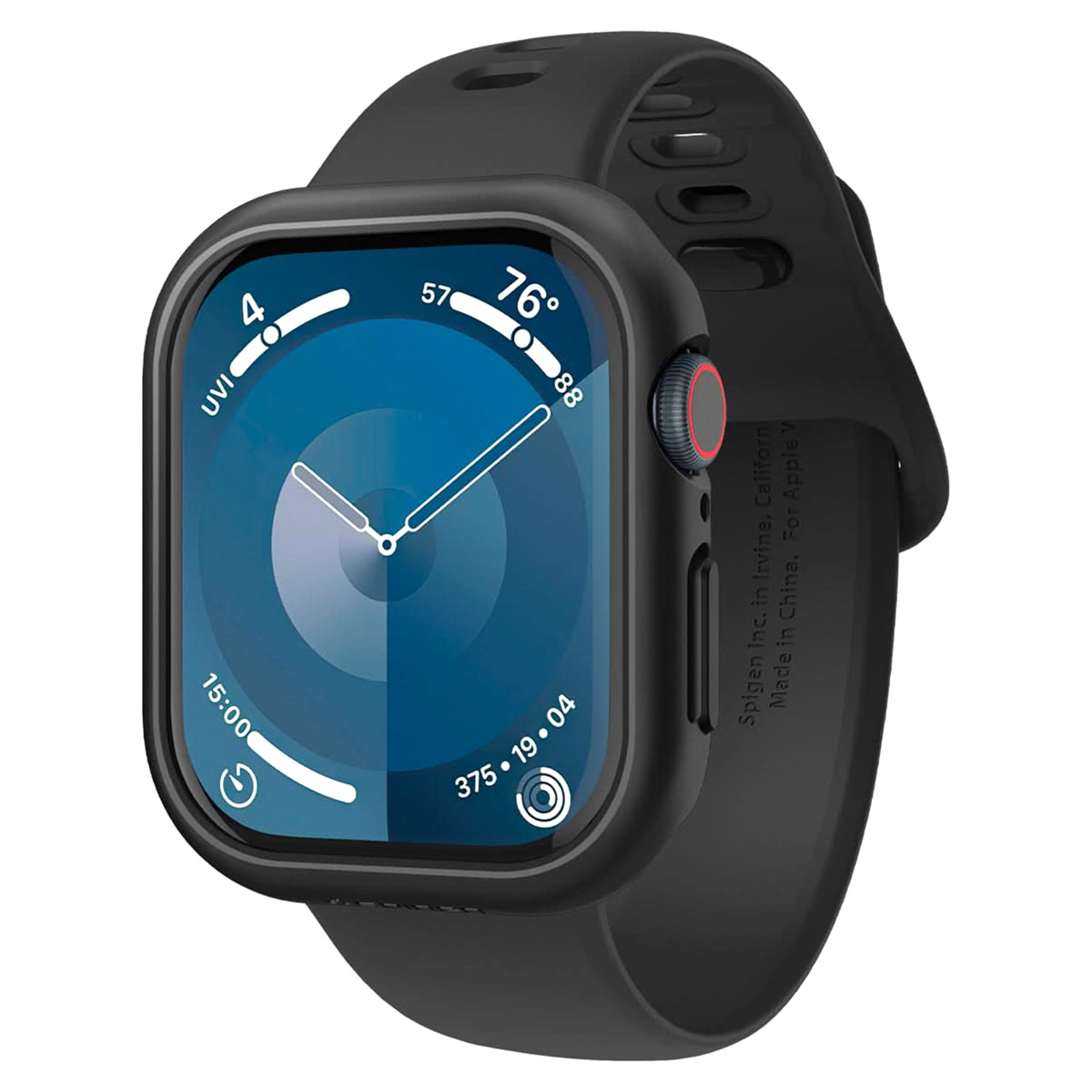 Spigen Bumper Thin Fit™ Apple Watch 10 / 11 - 42 mm - Noir