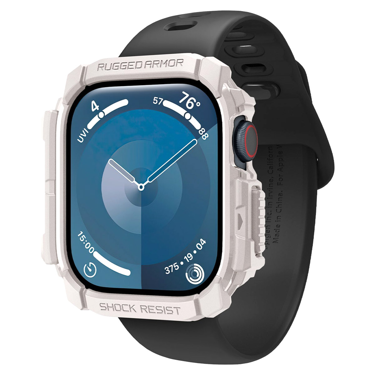 Spigen Coque Rugged Armor™ Apple Watch 10 / 11 - 46 mm - Beige