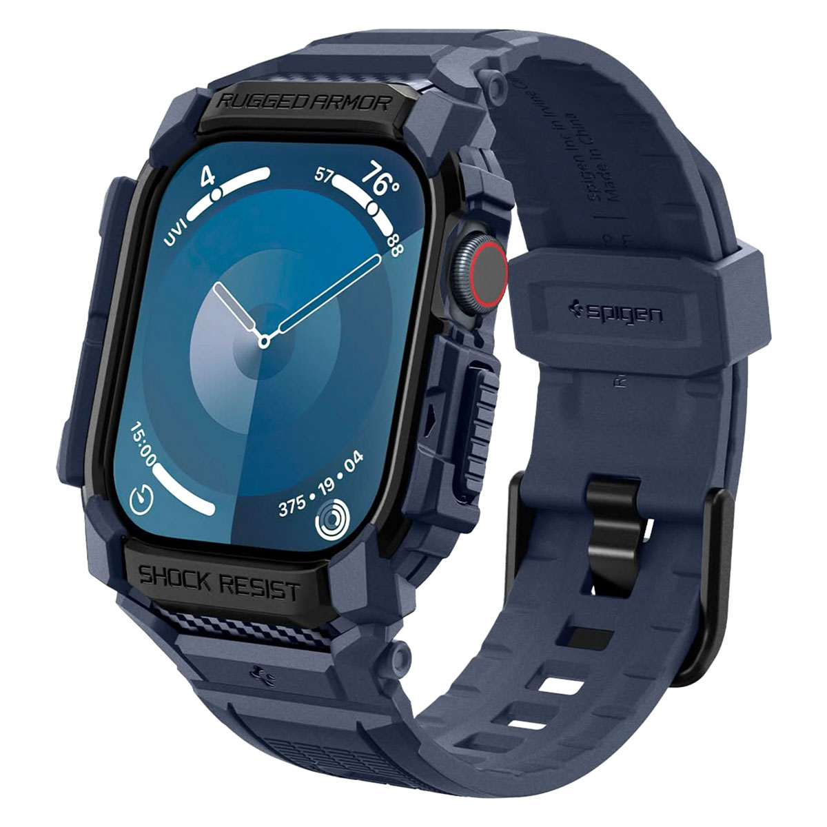Spigen Coque Rugged Armor™ Pro Apple Watch Series 10 / 11 - 46 mm - Navy Blue