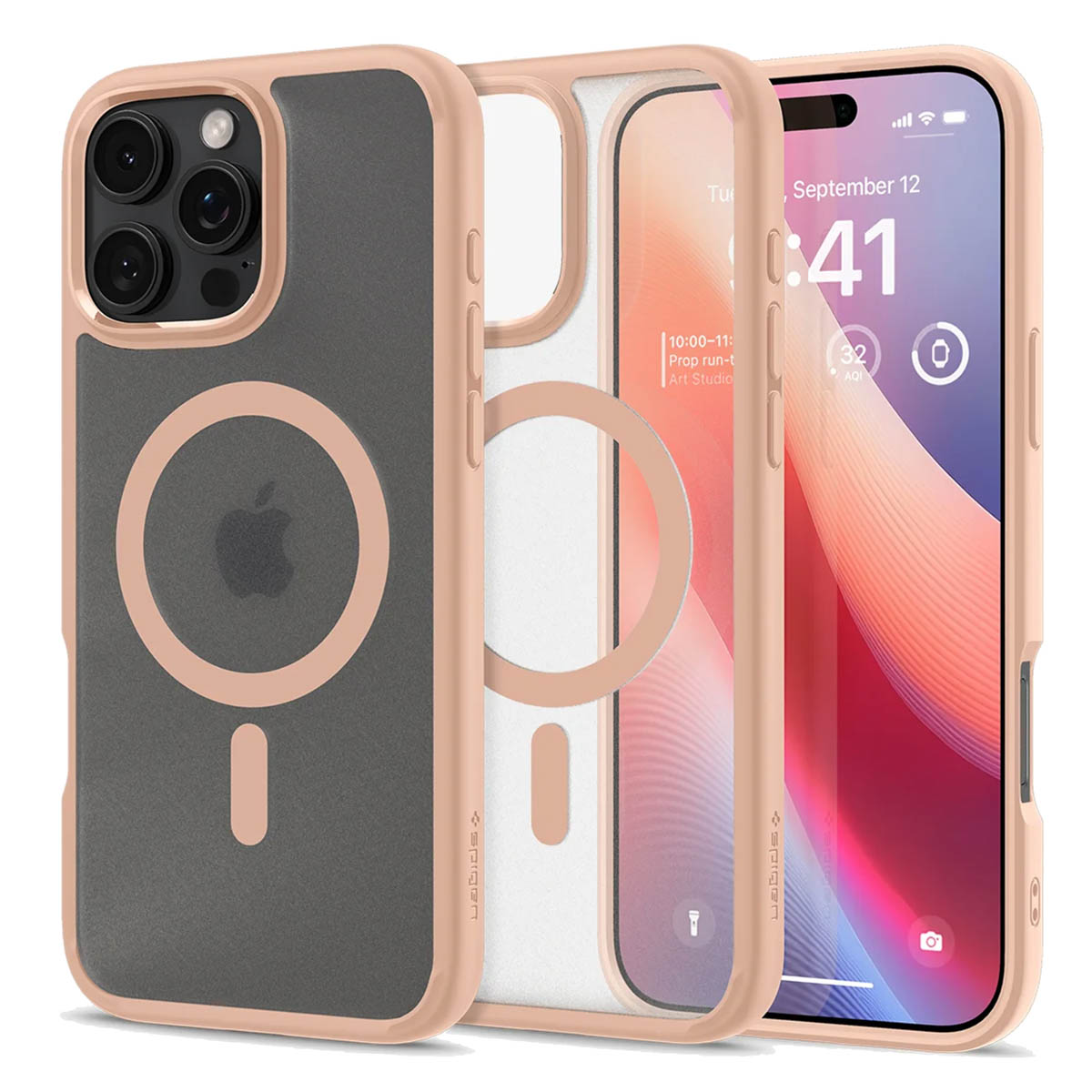 Spigen Coque Ultra Hybrid MagSafe Apple iPhone 16 Pro - Rose