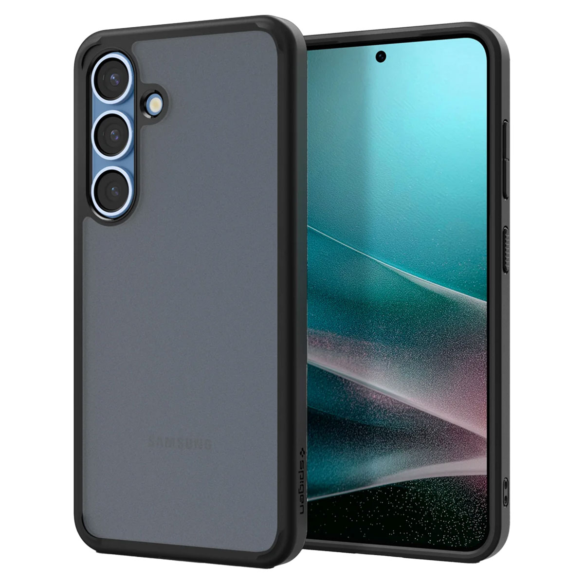 Spigen Ultra Hybrid Backcover voor de Samsung Galaxy S25 Plus - Frost Black