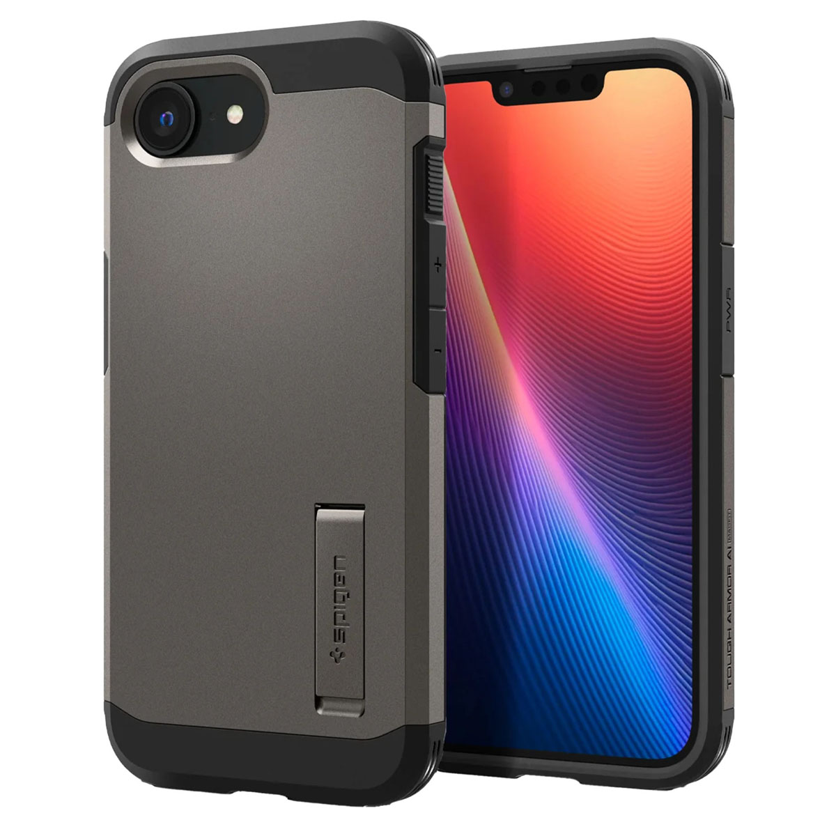 Spigen Coque Tough Armor MagSafe Apple iPhone 17e / 16e - Gunmetal