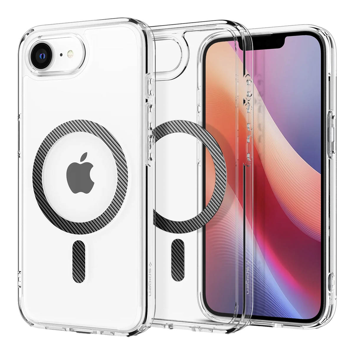 Spigen Coque Ultra Hybrid MagSafe Apple iPhone 17e / 16e - Carbon Fiber