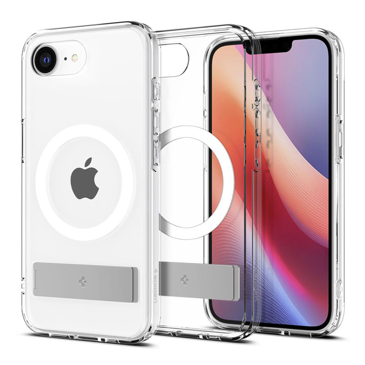Spigen Coque Ultra Hybrid S MagSafe Apple iPhone 17e / 16e - Clear / White