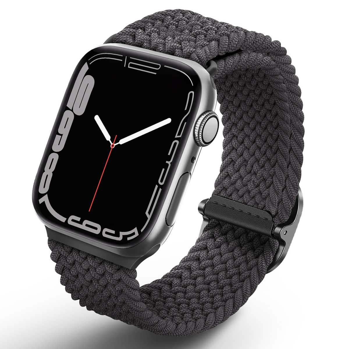 Uniq Bracelet tressé Aspen Apple Watch | 38/40/41/42 mm - Granite Grey