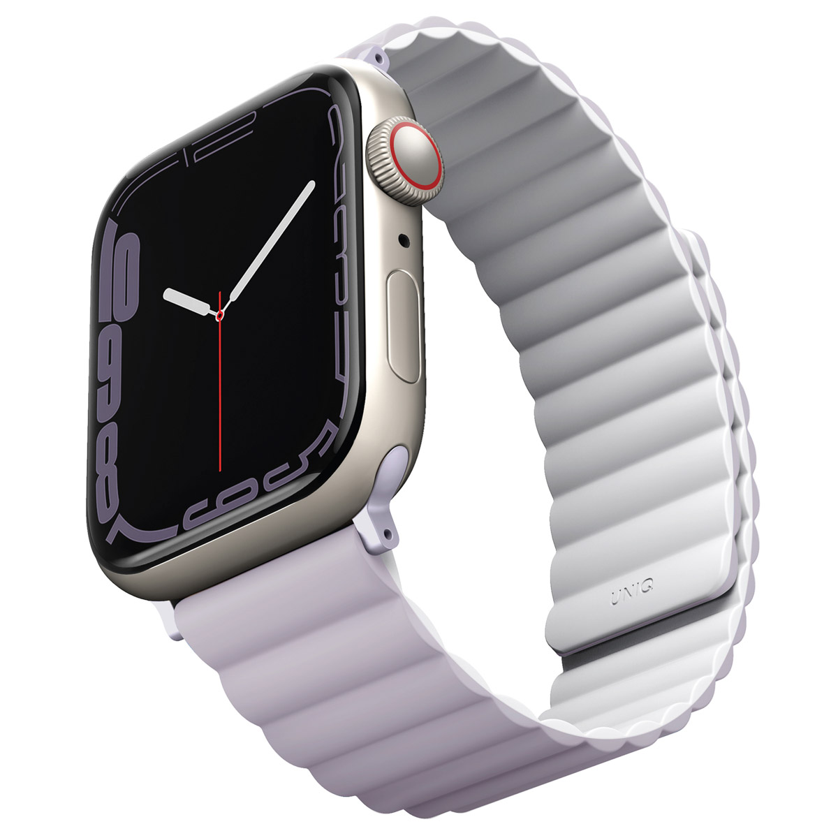 Uniq Bracelet Revix réversible Apple Watch | 44/45/46/49 mm - Lilac / White
