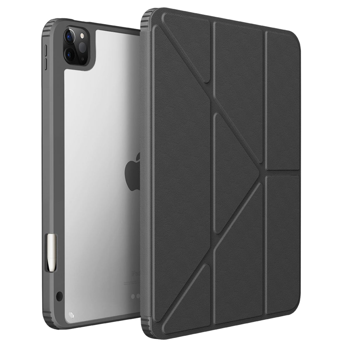Uniq Étui Moven Apple iPad Pro 11 (2025) M5 / (2024) M4 - Charcoal Grey