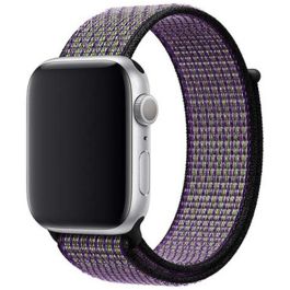 Apple Nike Loop Band de Apple Watch Series 1-8 / SE / Ultra - 42/44/45/49 mm - Paars | Smartphonehoesjes.nl
