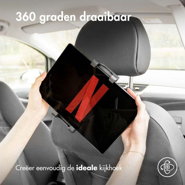 SAIJI Support de Tablette Réglable, Support de Téléphone avec Grande Base Stable, Angle et Hauteur Réglable Compatible avec 4,7-12,9 Iphone iPad Pro Air Mini (Noir