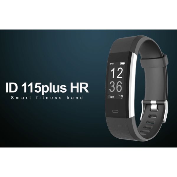 Lintelek Activity tracker ID115Plus HR Zwart Smartphonehoesjes.nl