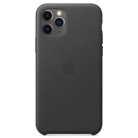 Apple Leather Backcover iPhone 11 Pro - Black
