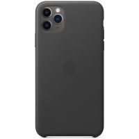 Apple Leather Backcover iPhone 11 Pro Max - Black