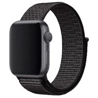 Apple Nike Sport Loop Band Apple Watch Series 1-8 / SE - 38/40/41 mm - Zwart
