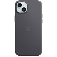 Apple FineWoven Backcover MagSafe iPhone 15 Plus - Zwart