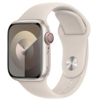 Apple Sport Band Apple Watch Series 1-9 / SE - 38/40/41 mm - Maat M/L - Starlight