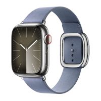 Apple Modern Buckle FineWoven Apple Watch Series 1-9 / SE - 38/40/41 mm - Maat L - Lavender Blue