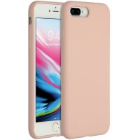 Accezz Liquid Silicone Backcover iPhone 8 Plus / 7 Plus - Pink Sand