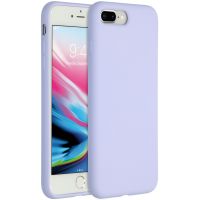 Accezz Liquid Silicone Backcover iPhone 8 Plus / 7 Plus - Lila