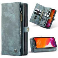 CaseMe Luxe Lederen 2 in 1 Portemonnee Bookcase iPhone 12 (Pro)