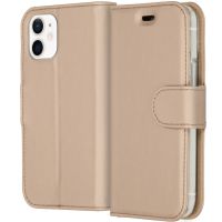 Accezz Wallet Softcase Bookcase iPhone 12 Mini - Goud