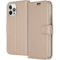 Accezz Wallet Softcase Bookcase iPhone 12 Pro Max - Goud