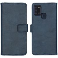 iMoshion Luxe Bookcase Samsung Galaxy A21s - Donkerblauw