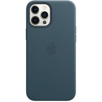 Apple Leather Backcover MagSafe iPhone 12 Pro Max - Baltic Blue