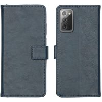 iMoshion Luxe Bookcase Samsung Galaxy Note 20 - Donkerblauw