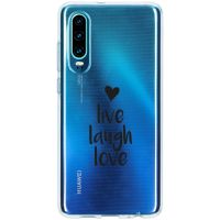 Design Backcover Huawei P30 - Live Laugh Love
