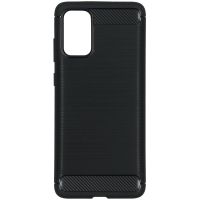 Brushed Backcover Samsung Galaxy S20 Plus - Zwart