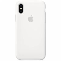 Apple Silicone Backcover iPhone X - White