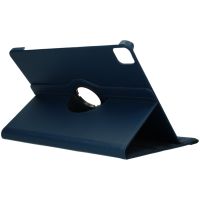 iMoshion 360° draaibare Bookcase iPad Pro 12.9 (2020 / 2021 / 2022) - Donkerblauw