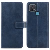 iMoshion Luxe Bookcase Oppo A15 - Donkerblauw