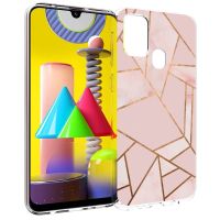 iMoshion Design hoesje Samsung Galaxy M31 - Grafisch Koper / Roze