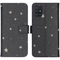 iMoshion Design Softcase Bookcase Samsung Galaxy A51 - Stars Gold