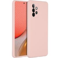Accezz Liquid Silicone Backcover Samsung Galaxy A72 - Roze