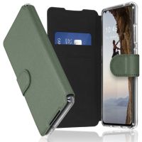 Accezz Xtreme Wallet Bookcase Galaxy S21 Ultra - Lichtgroen