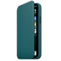 Apple Leather Folio Bookcase iPhone 11 Pro - Peacock