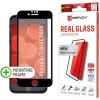 Displex Screenprotector Real Glass Full Cover iPhone SE (2022 / 2020) / 8 / 7 / 6(s)