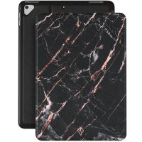 Burga Tablet Case iPad 6 (2018) 9.7 inch / iPad 5 (2017) 9.7 inch - Rosé Gold Marble